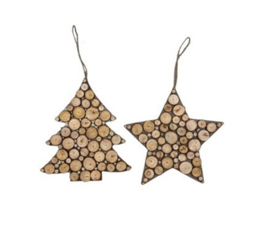 SUSPENSION EN RODIN DE BOIS