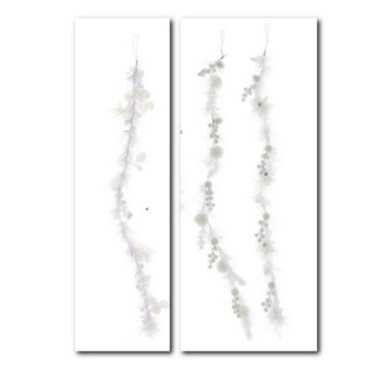 SUSPENSION FEUILLAGE BLANC