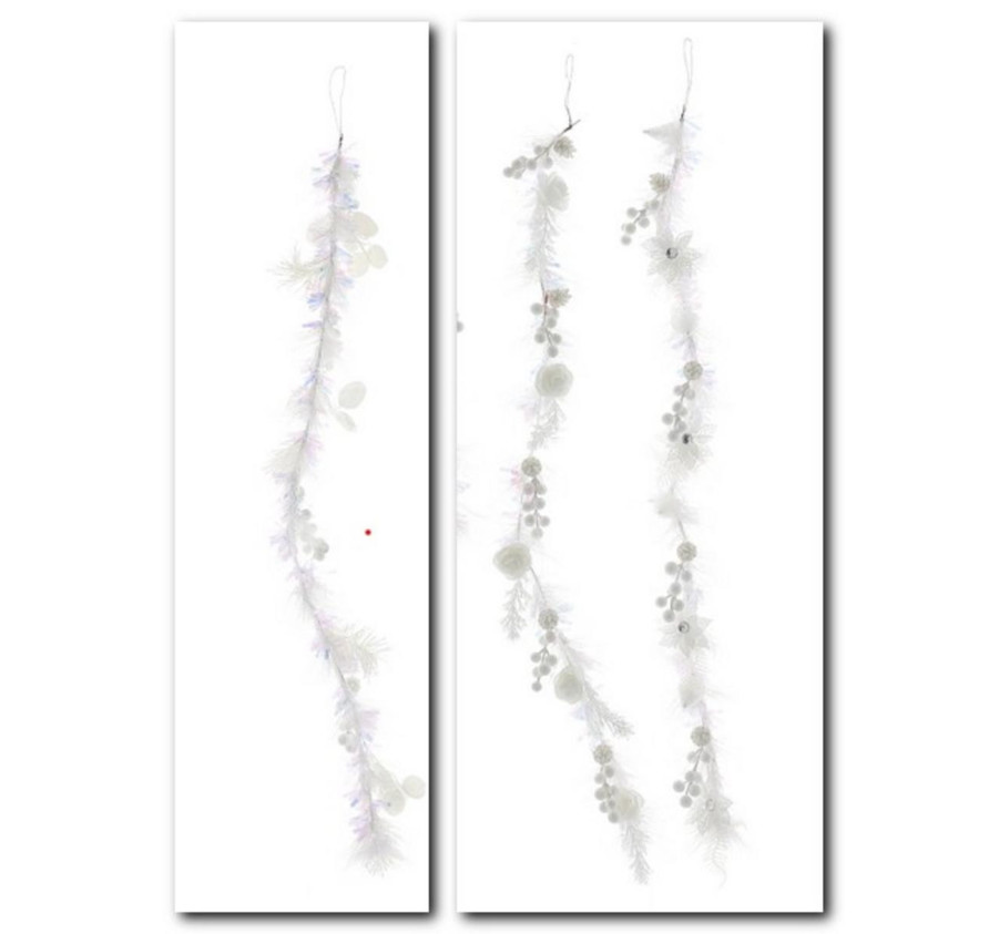 SUSPENSION FEUILLAGE BLANC