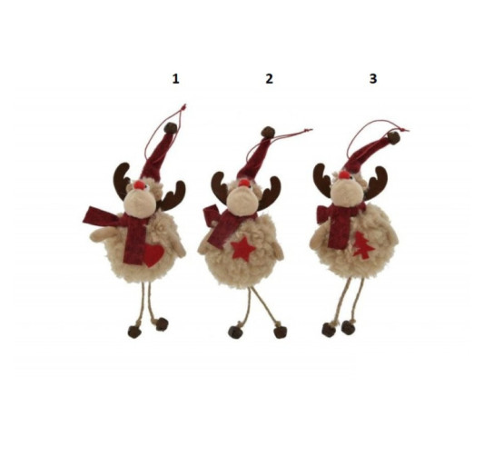 CERF EFFET LAINE AVEC BONNET