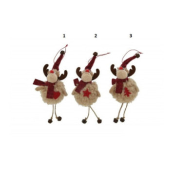 CERF EFFET LAINE AVEC BONNET