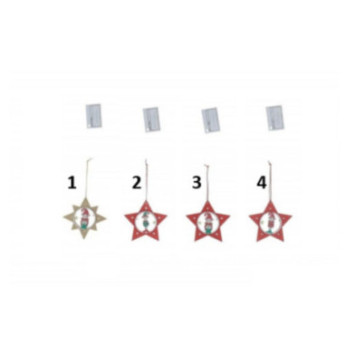 ETOILE A SUSPENDRE EN BOIS