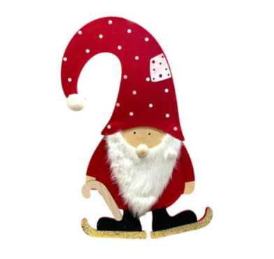 PERE NOEL EN FEUTRINE ROUGE