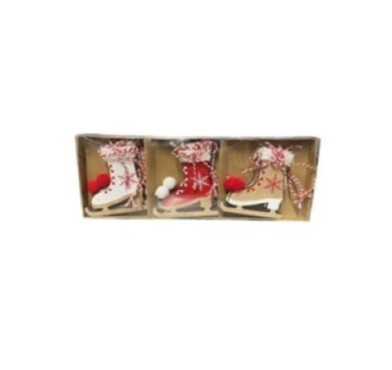 BOITE DE 6 SKIS EN BOIS