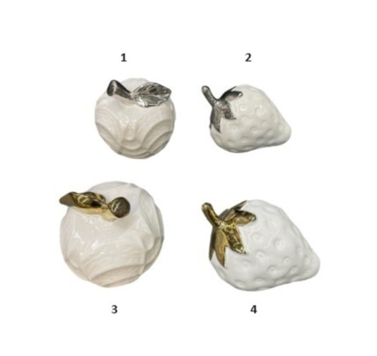 POMME/FRAISE 4ASS 12X12X13CM