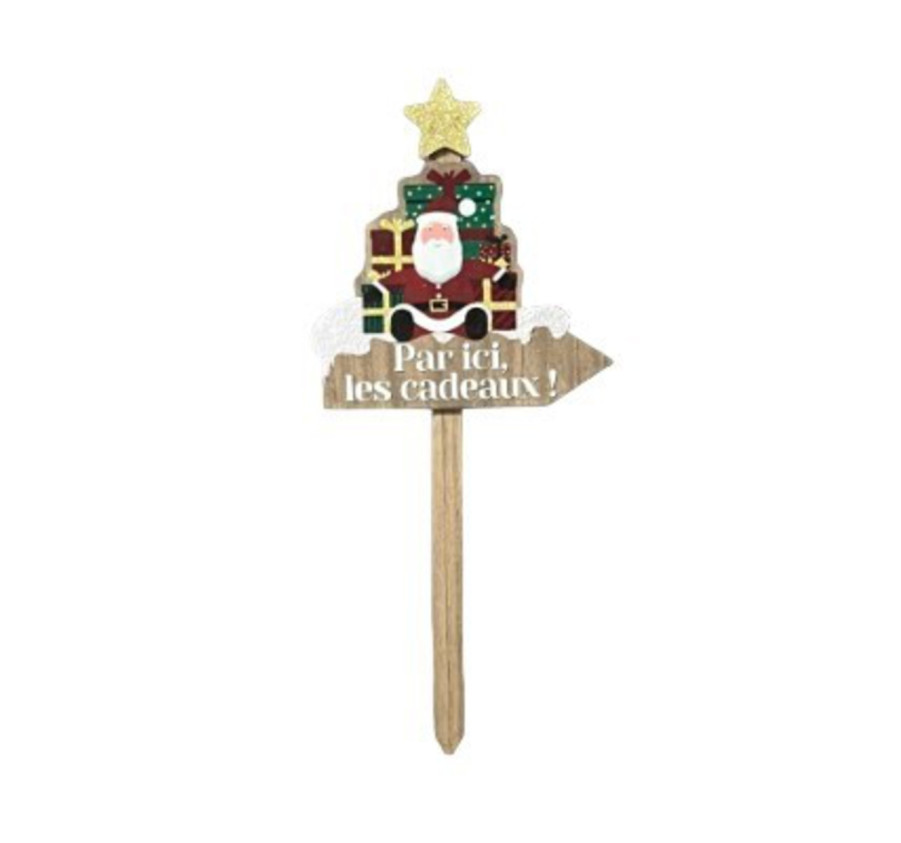 PANCARTE DE NOEL EN BOIS