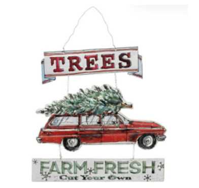 PANCARTE EN METAL A SUSPENDRE