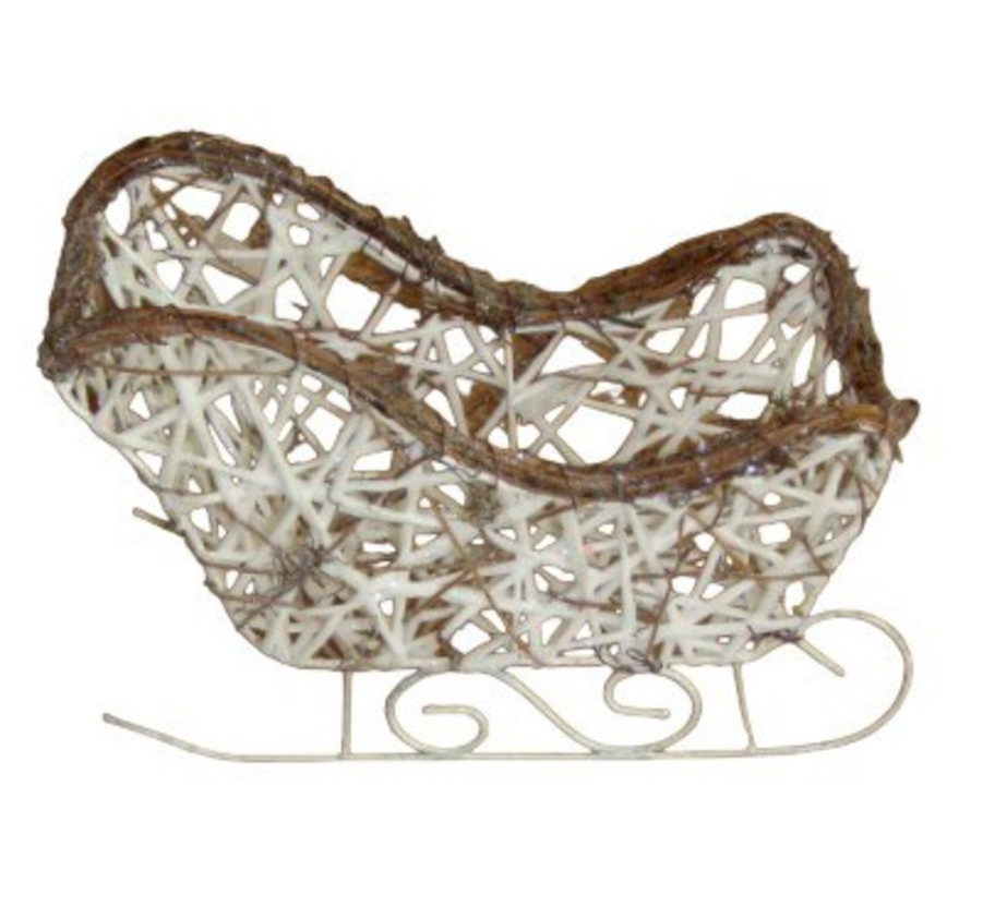 TRAINEAU DE NOEL EN ROTIN