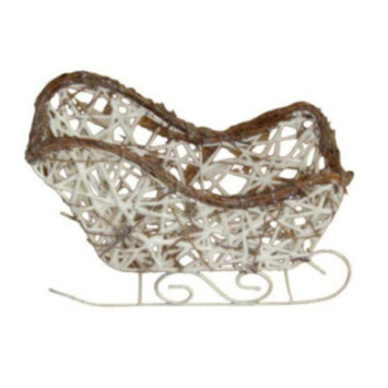 TRAINEAU DE NOEL EN ROTIN