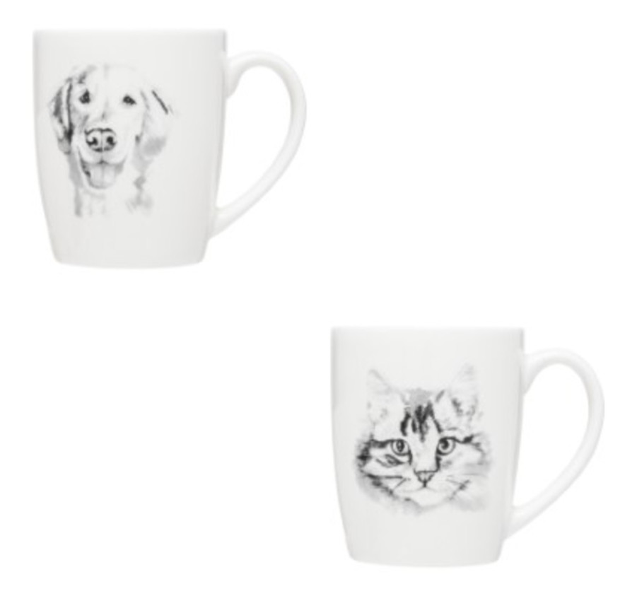 MUG M BLANC 34CL ANIMAUX