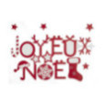 STICKER FLOQUE JOYEUX NOEL
