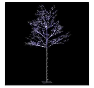 ARBRE ARGENTE LUMINEUX 400LED