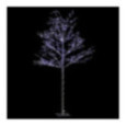 ARBRE ARGENTE LUMINEUX 400LED