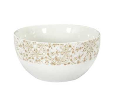 BOL EN PORCELAINE MOTIF