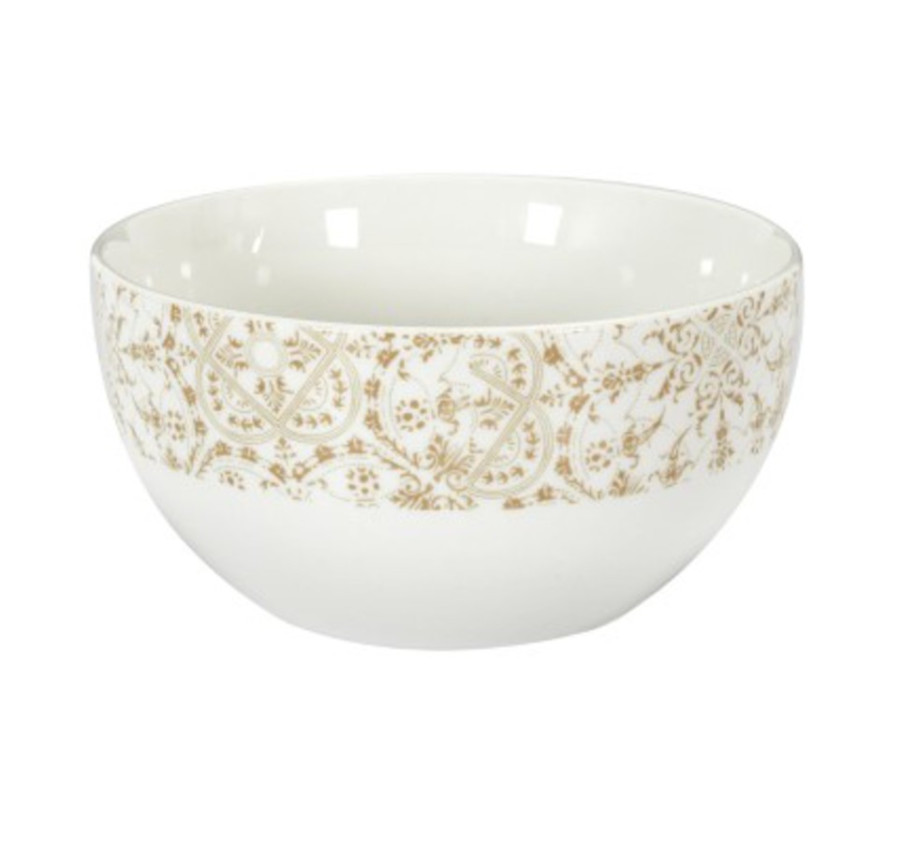 BOL EN PORCELAINE MOTIF