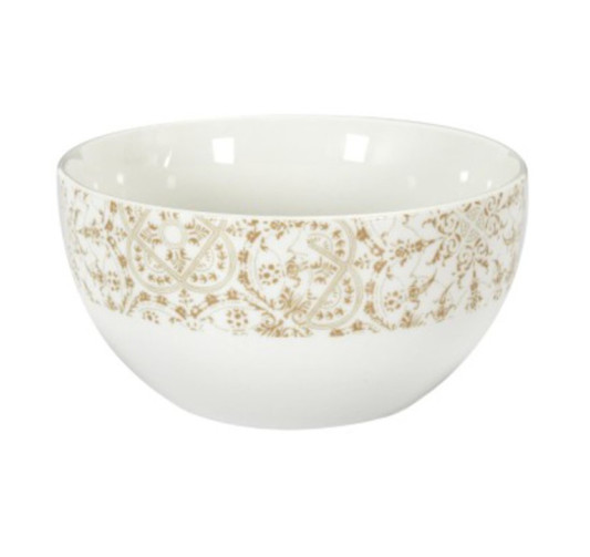 BOL EN PORCELAINE MOTIF