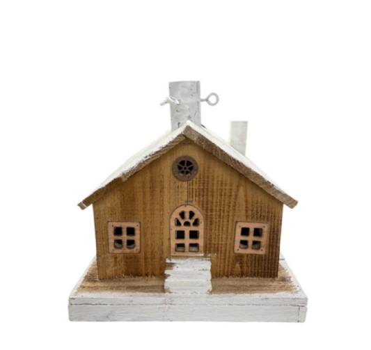 MAISON EN BOIS TOIT ENNEIGE