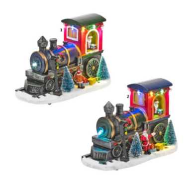 TRAIN DE NOEL 22X13CM