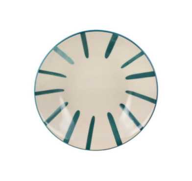 ASSIETTE CREUSE BLEU AZUR