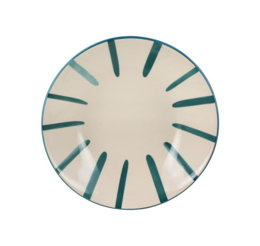 ASSIETTE CREUSE BLEU AZUR