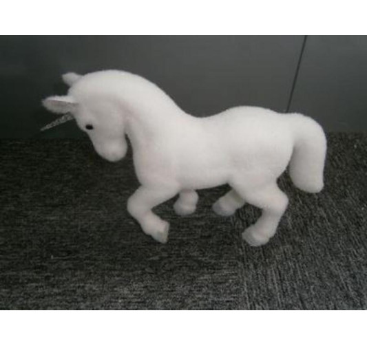 LICORNE NEIGE PAILLETEE