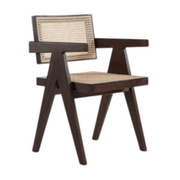 CHAISE FINN WENGE EN BOIS