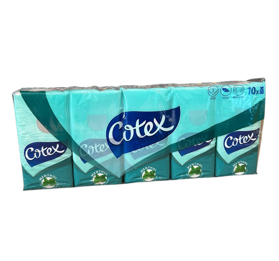 10 PAQUETS DE 10 MOUCHOIRS