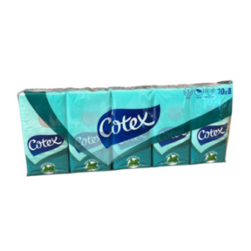 10 PAQUETS DE 10 MOUCHOIRS