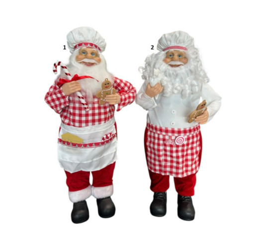 PERE NOEL CHEF SANTA 60CM
