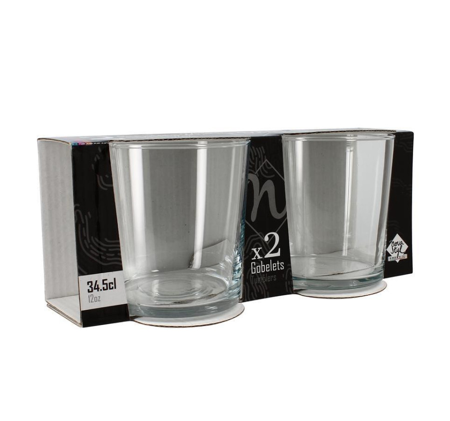 LOT DE 2 VERRES SENCILLO
