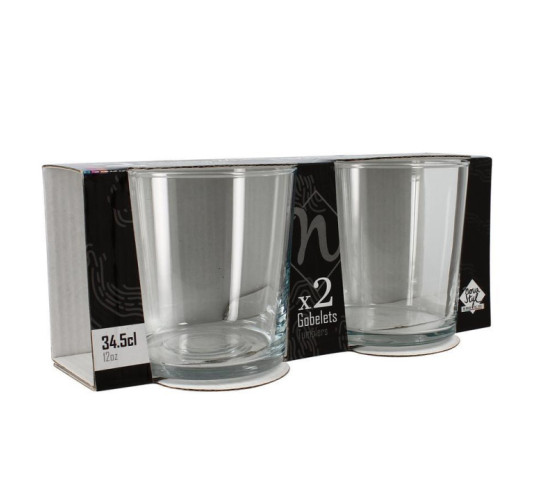 LOT DE 2 VERRES SENCILLO