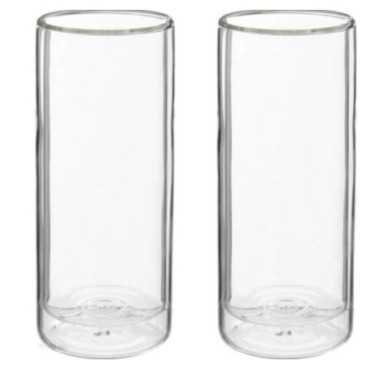LOT DE 2 VERRES DOUBLE PAROI