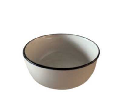 COUPELLE ALIX BLANC BORD NOIR