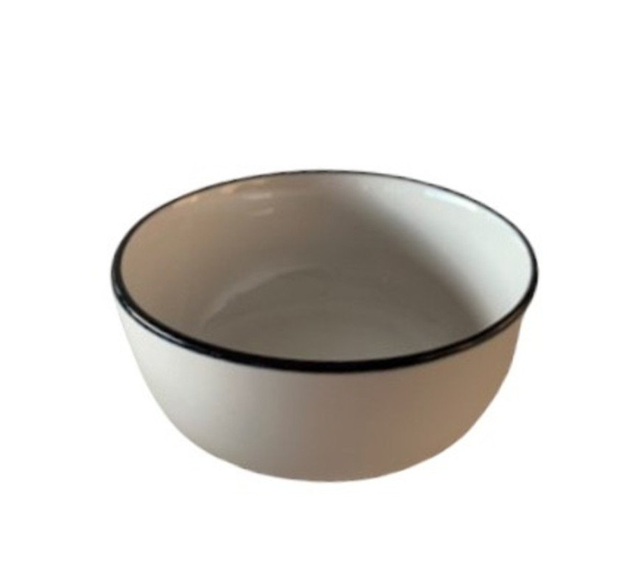 COUPELLE ALIX BLANC BORD NOIR