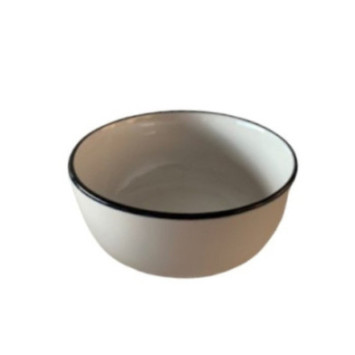 COUPELLE ALIX BLANC BORD NOIR