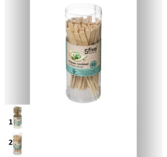 PIQUES COCKTAIL EN BAMBOU