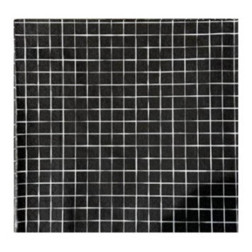 SERVIETTE EN PAPIER CARRE NOIR
