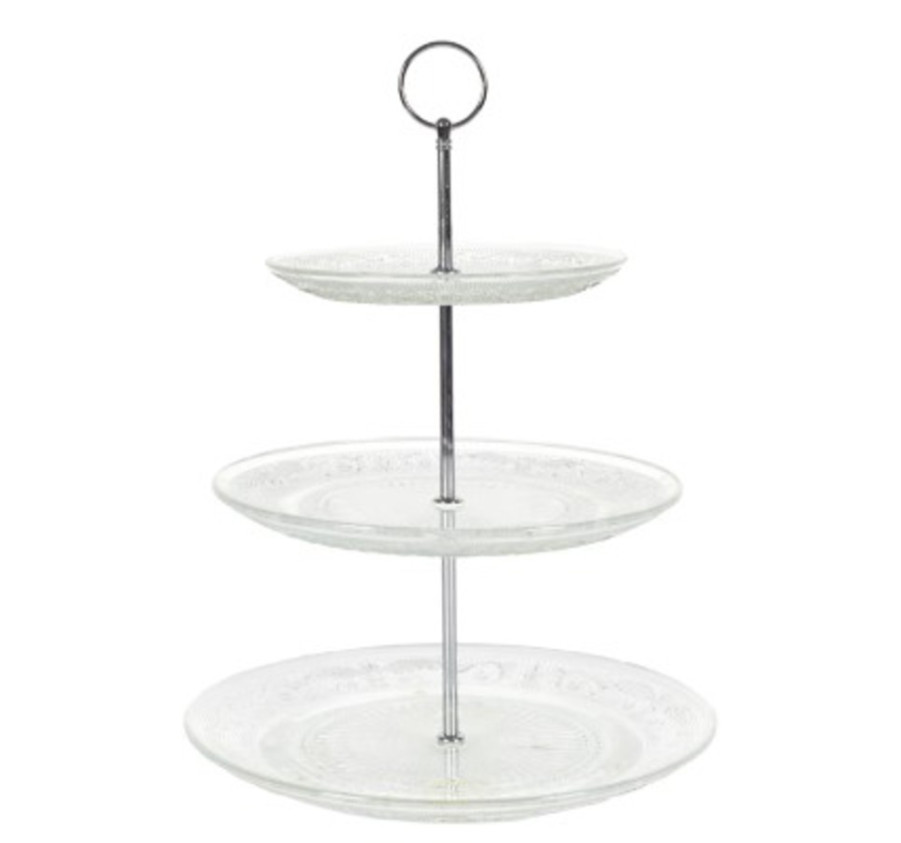 PLATEAU A GATEAUX EN VERRE