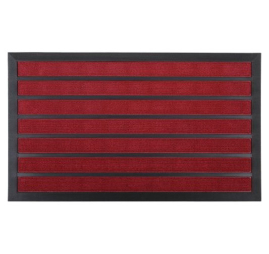 TAPIS BROOKLYN 45X75CM ROUGE