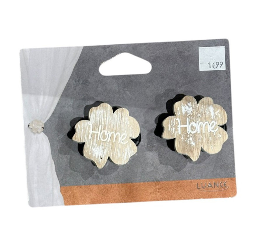 PINCE DECO EN BOIS X2