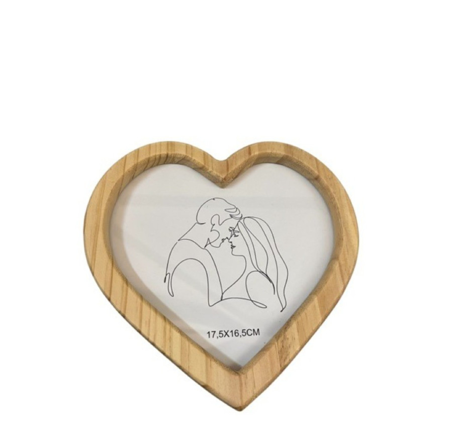 CADRE PHOTO COEUR 20X20CM