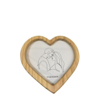 CADRE PHOTO COEUR 20X20CM