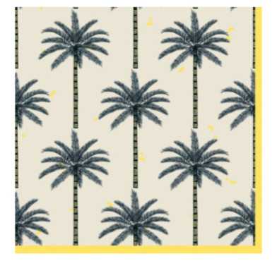 SERVIETTE EN PAPIER - TROPIQUE