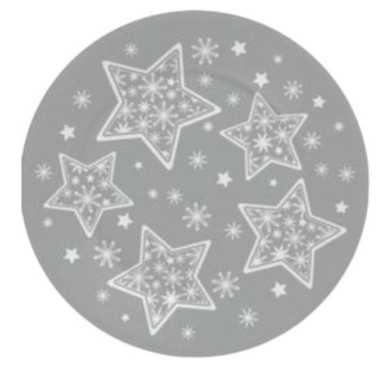 ASSIETTE EN CARTON ARGENT