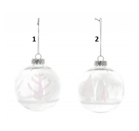 BOULE TRANSPARENTE GARNIE