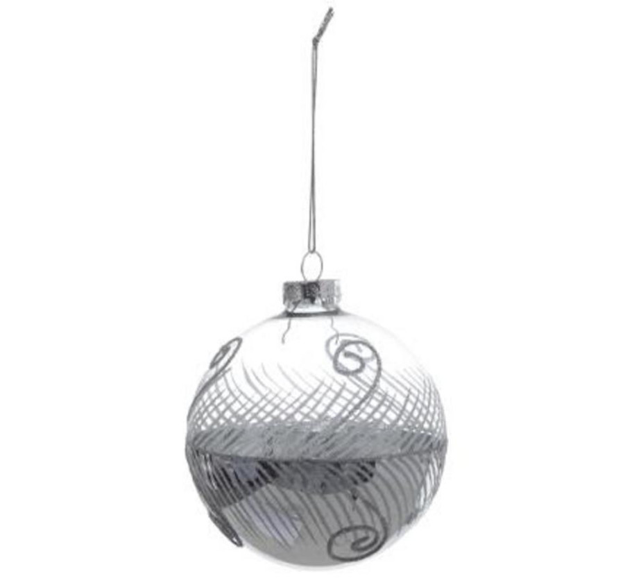 BOULE DE NOEL TRANSPARENTE