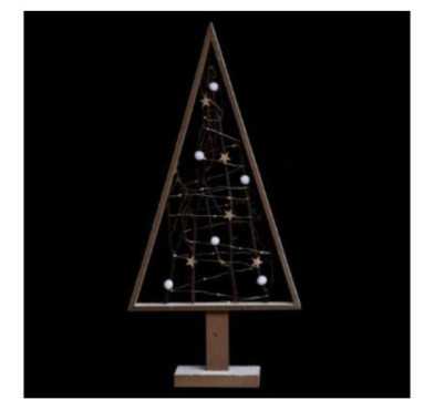 ARBRE EN BOIS LUMINEUX LED