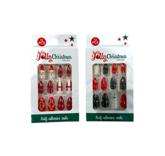 SET D ONGLES ADHESIFS DE NOEL