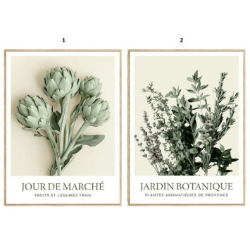 TOILE AVEC CADRE 45X60X2.5CM