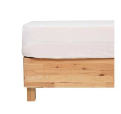 DRAP HOUSSE BLANC 160X200CM